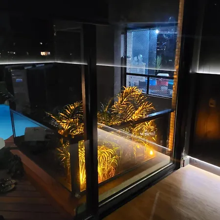 Morumbi, Apartamento Pub, Spa Com Hidromassagem, Piscina Aquecida Privativa, Lareira, Tudo Que Voce Precisa Para Descansar, Trabalhar Ou Realizar Aquela Comemoracao! Com Total Conforto E Privacidade! O Apt Nota 10 De Sp! Sao Paulo Exterior photo